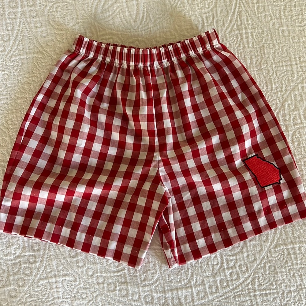 Toddler Boy University of Georgia State Shorts